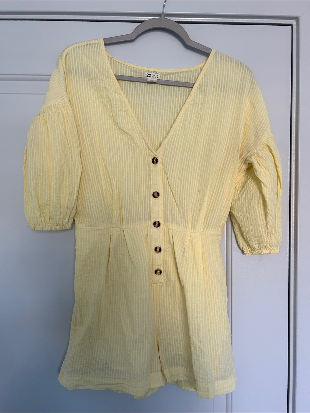 Billabong Light Yellow Romper